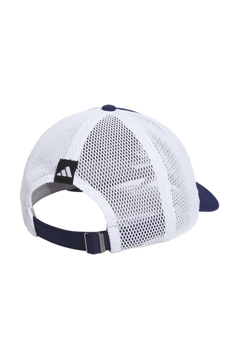 Men's adidas Navy Georgia Tech Yellow Jackets Mascot Slouch Trucker Adjustable Hat, Alternate, color, Navy