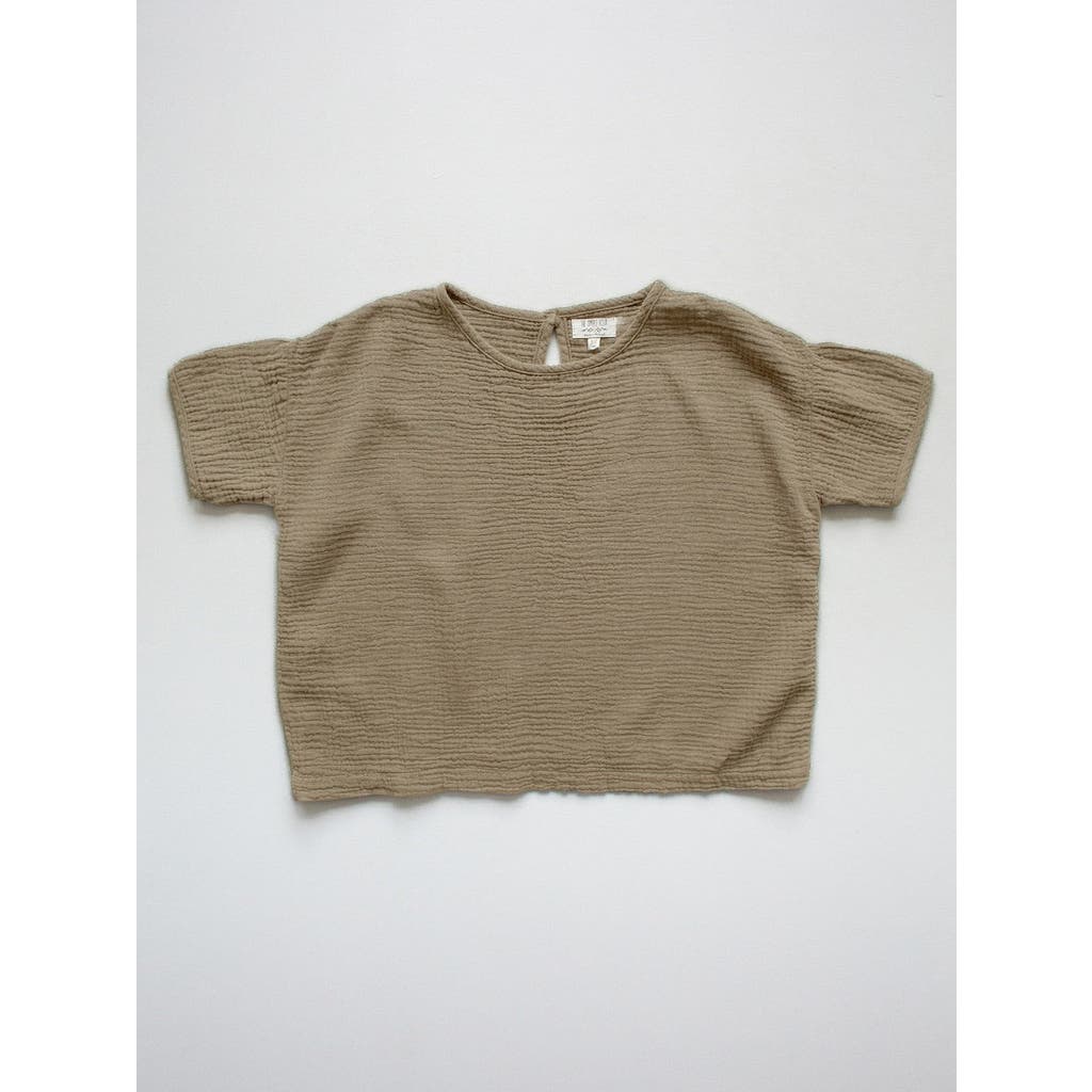 The Simple Folk The Muslin Top In Sand