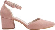 Forever & Always Shoes Marcelle Low Block Heel Pumps