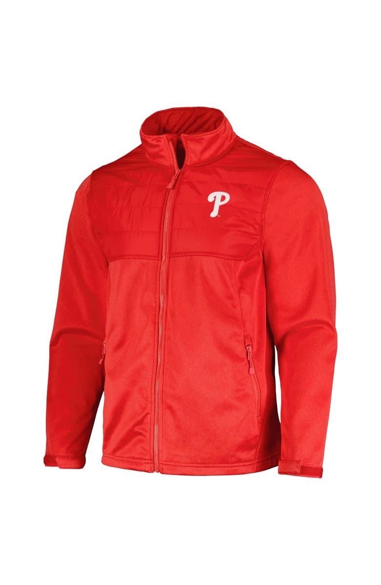 DUNBROOKE Men's Dunbrooke Heather Red Philadelphia Phillies Explorer Full-Zip Jacket, Alternate, color, Heather Red