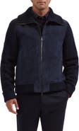 Bugatchi Hybrid Suede Leather Jacket