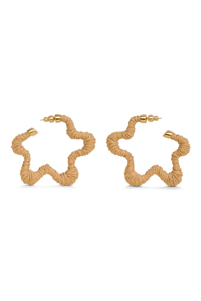 Emiko Drop Earrings, Main, color, TOASTED NATURAL