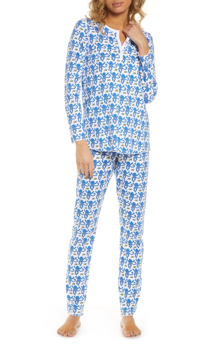 Roller Rabbit Monkey Pajamas, Main, color,