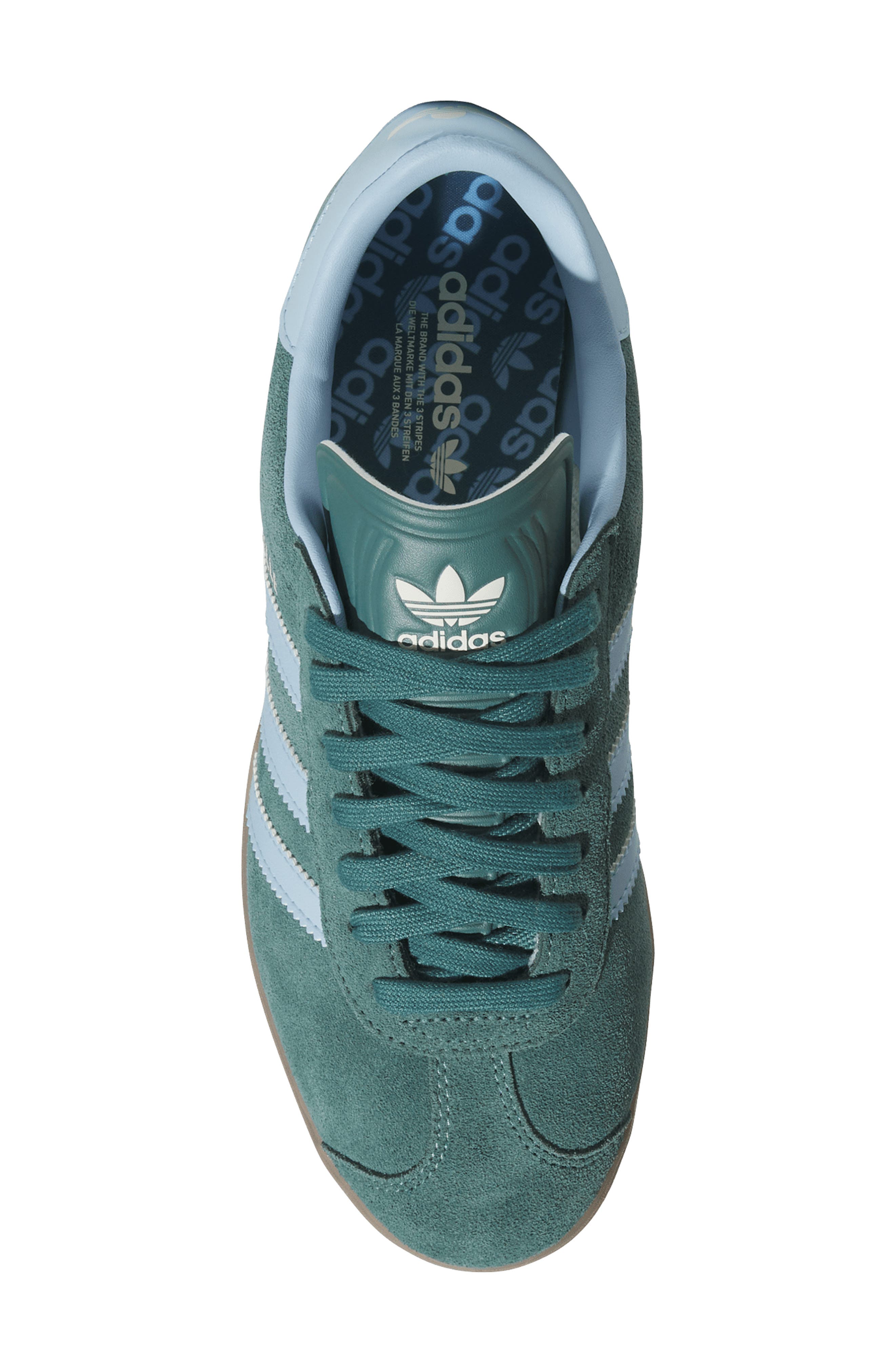 adidas Gazelle Golf Sneaker, Alternate, color, Pretea/ Clesky/ Gum4