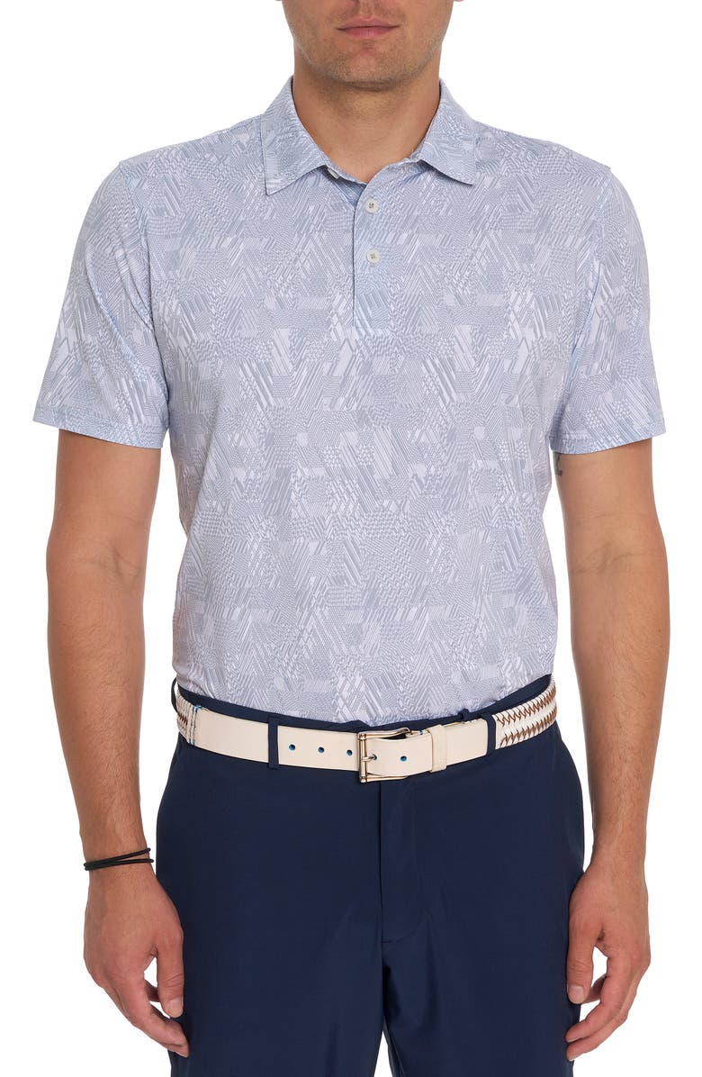 Robert Graham Beauford Short Sleeve Performance Golf Polo, Main, color, 