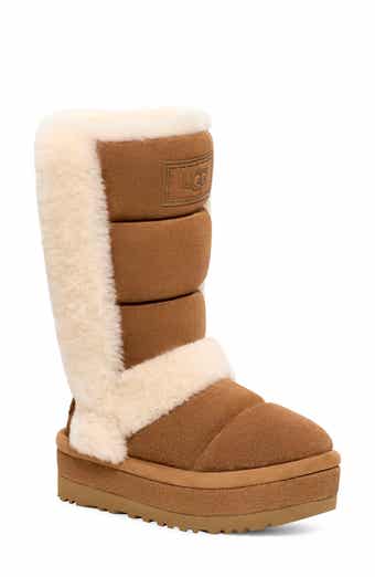 UGG® Chillapeak Genuine Shearling Trim Tall Boot