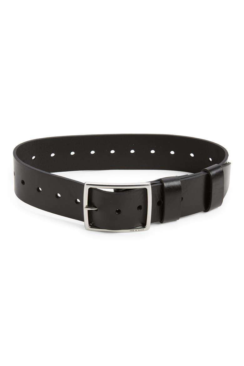 Jumbo Boyfriend Belt, Main, color, BLACK