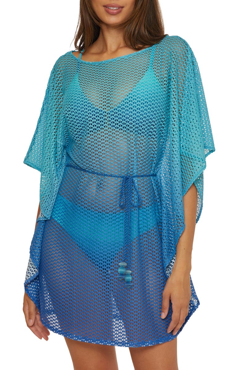Trina Turk Sun Opal Cover-up Caftan, Main, color, 