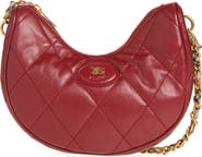 Burberry Horseshoe Quilted Leather Shoulder Bag