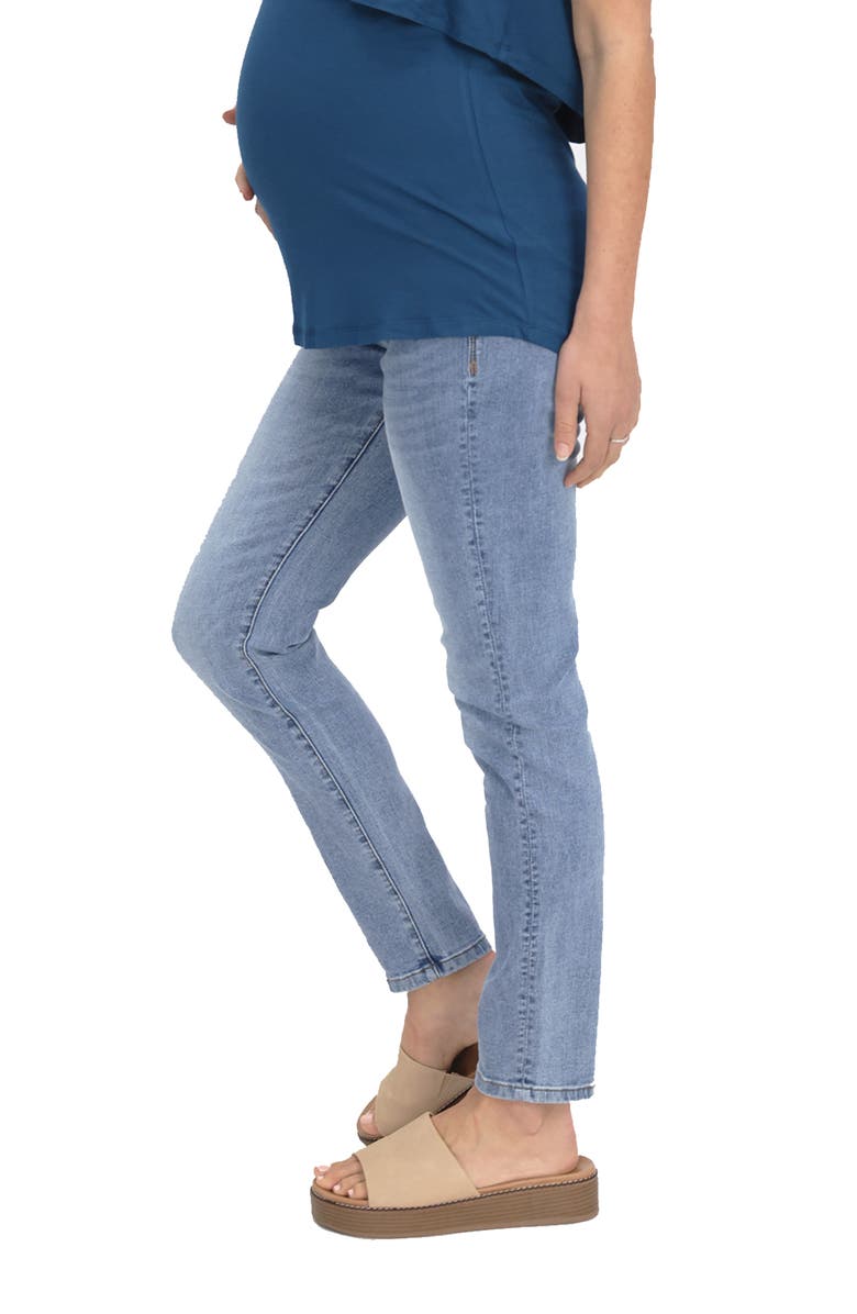 Angel Maternity Skinny Maternity Jeans, Alternate, color, Light Blue