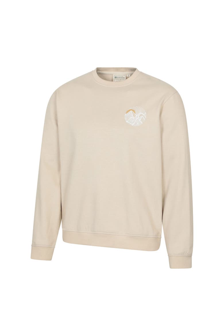 Mountain Crew Neck Sweatshirt, Alternate, color, Light Beige