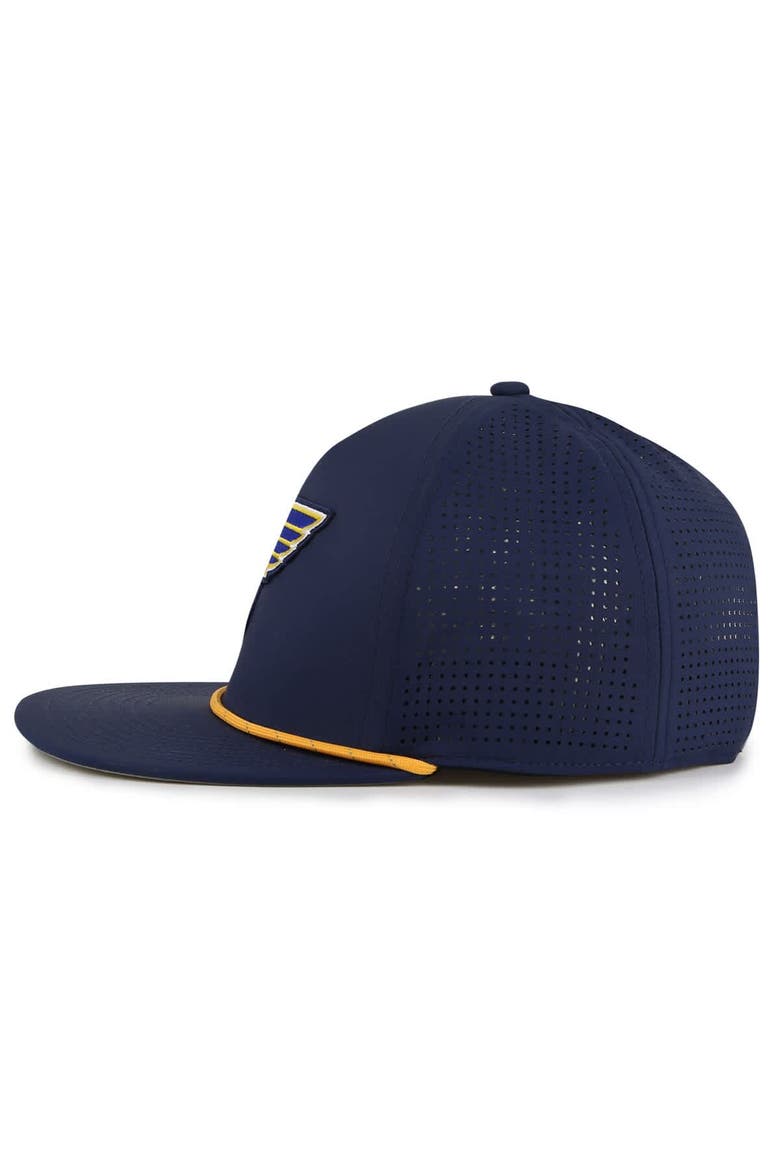 Men's American Needle  Navy St. Louis Blues Buxton Pro Tech Adjustable Hat, Alternate, color, Navy