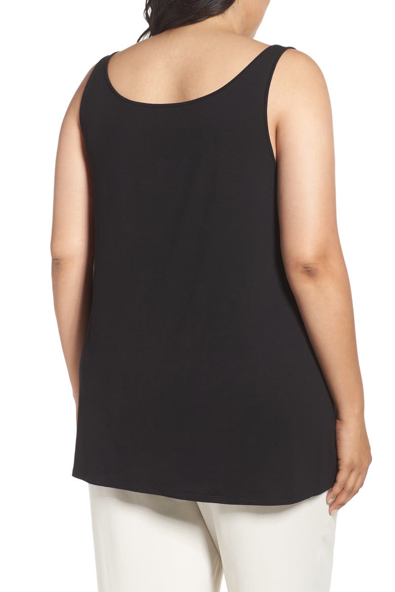 Lightweight Jersey Tank, Alternate, color, BLACK