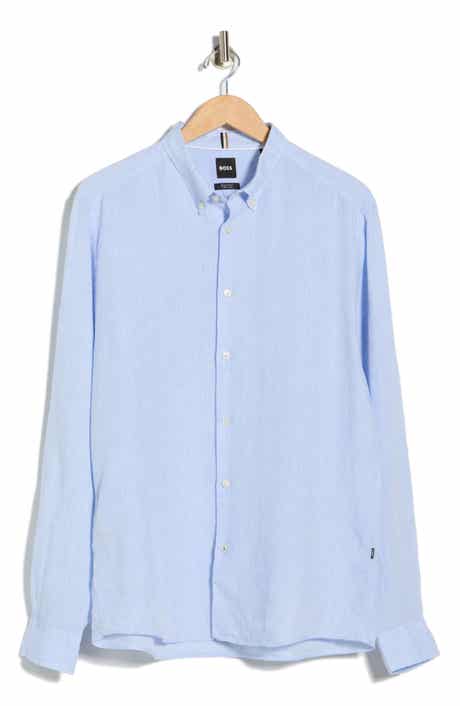 BOSS Liam Linen Dress Shirt