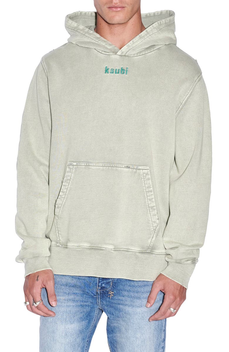 Ksubi Resist Kash Cotton Loopback Fleece Hoodie, Main, color,