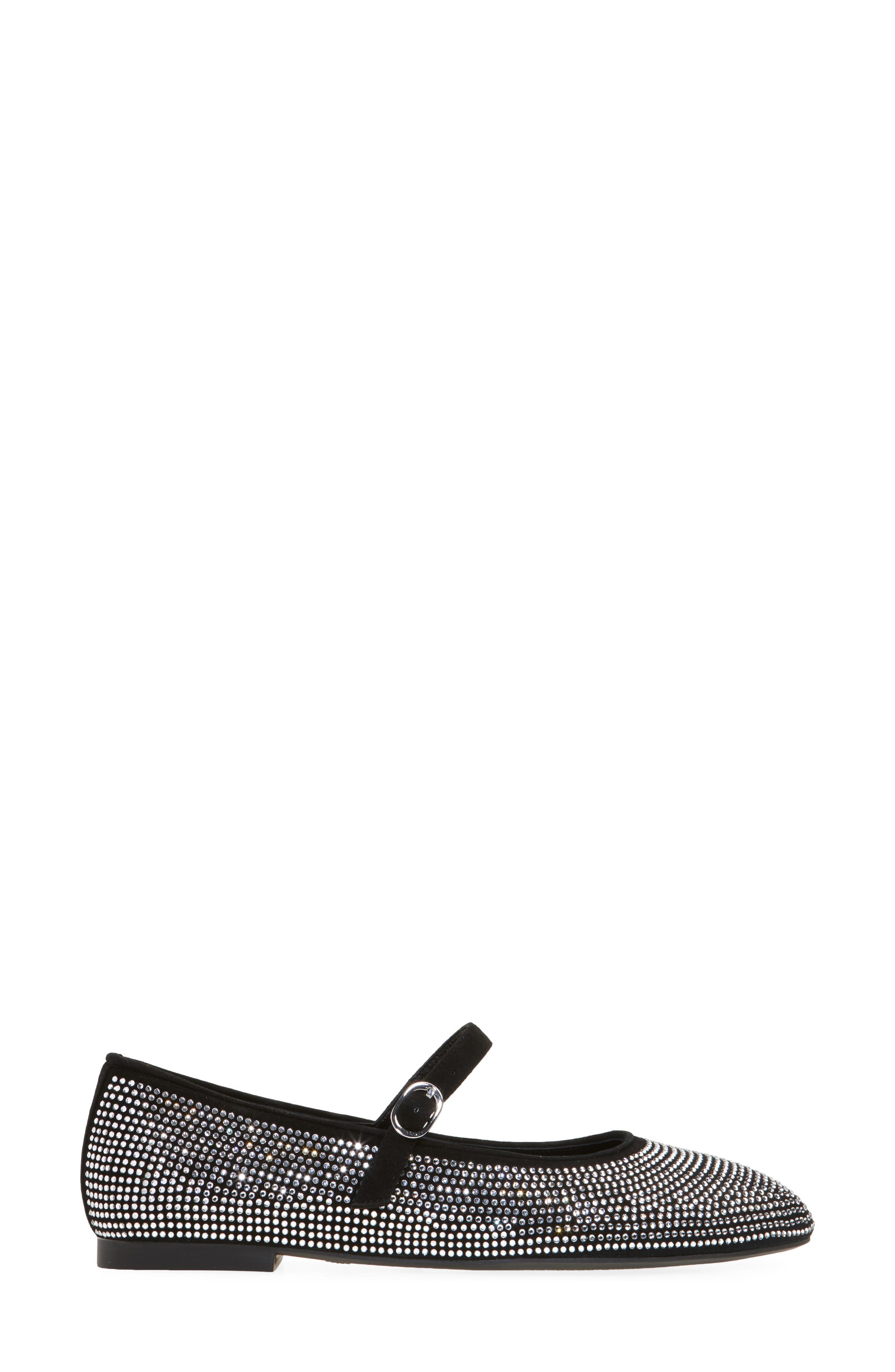 Stuart Weitzman Analiese Mary Jane Flat, Alternate, color, Clear/ Black