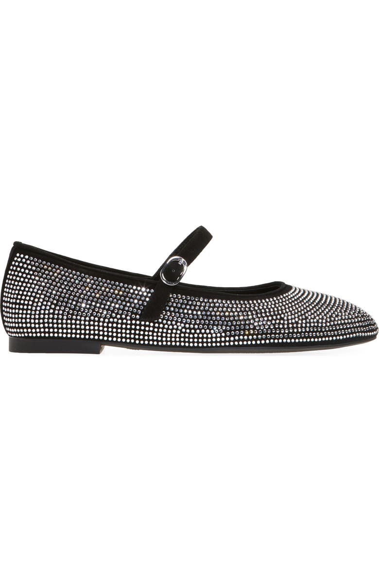 Stuart Weitzman Analiese Mary Jane Flat, Alternate, color, Clear/ Black