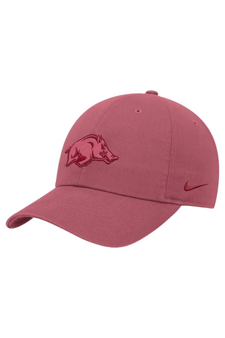 Men's Nike Cardinal Arkansas Razorbacks Club Adjustable Hat, Main, color, Cardinal