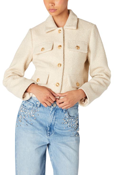 Bouclé Crop Jacket