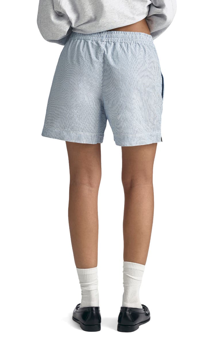 Brooklyn Industries Stripe Cotton Shorts, Alternate, color, Blue Striped