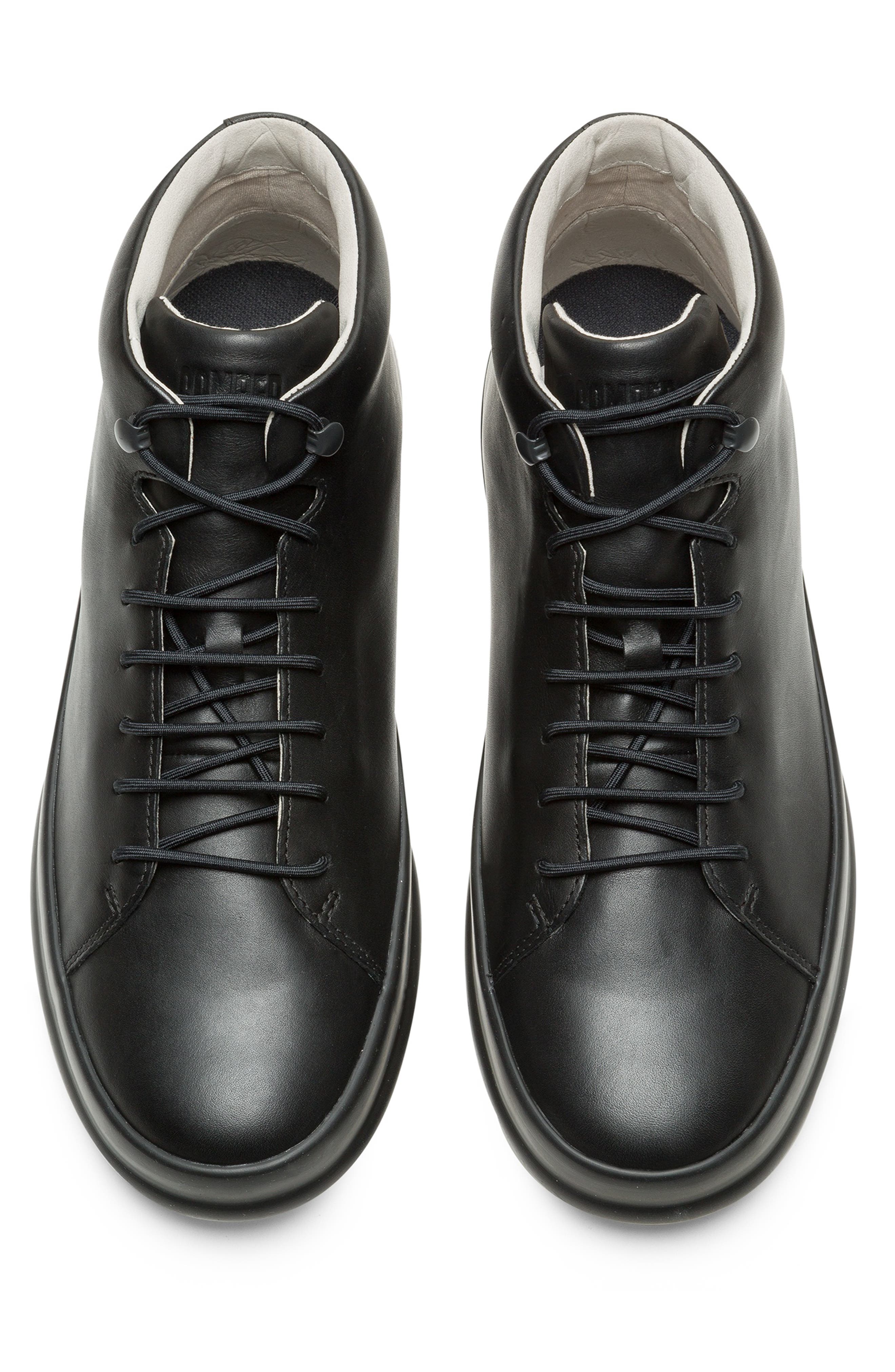 Chasis High Top Sneaker, Alternate, color, BLACK
