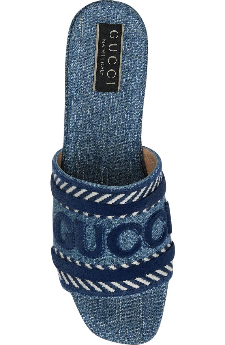 Gucci Jane Slide Sandal, Alternate, color, Light Blue