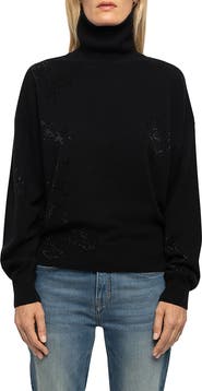 Zadig & Voltaire Souly Cashmere Turtleneck Sweater