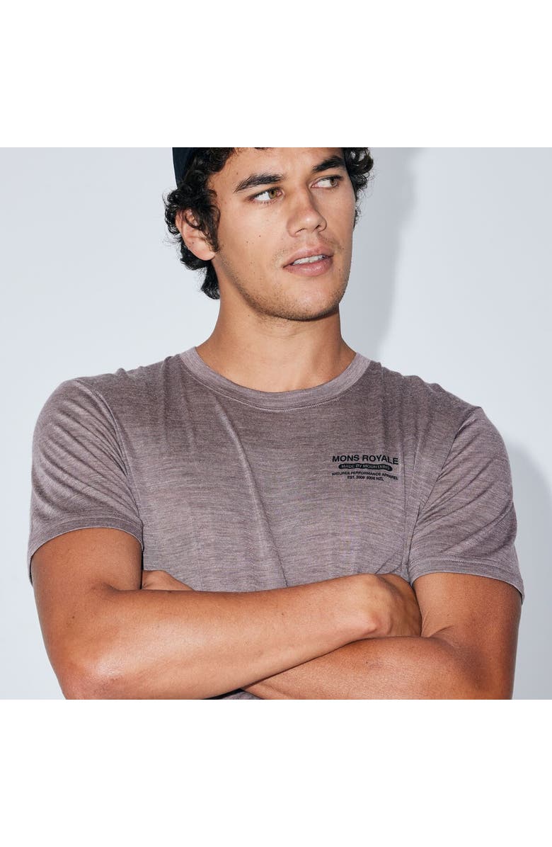 Mons Royale Zephyr Merino Cool T-Shirt - Men's, Alternate, color, Chestnut