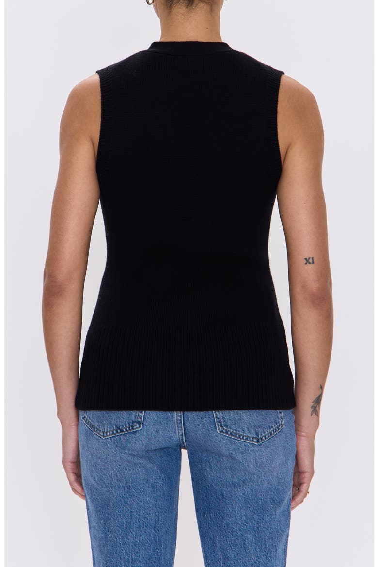 Audra Sweater Vest, Alternate, color, NOIR