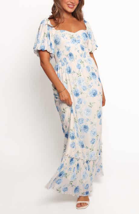 Petal & Pup Devon Short Sleeve A-Line Maxi Dress