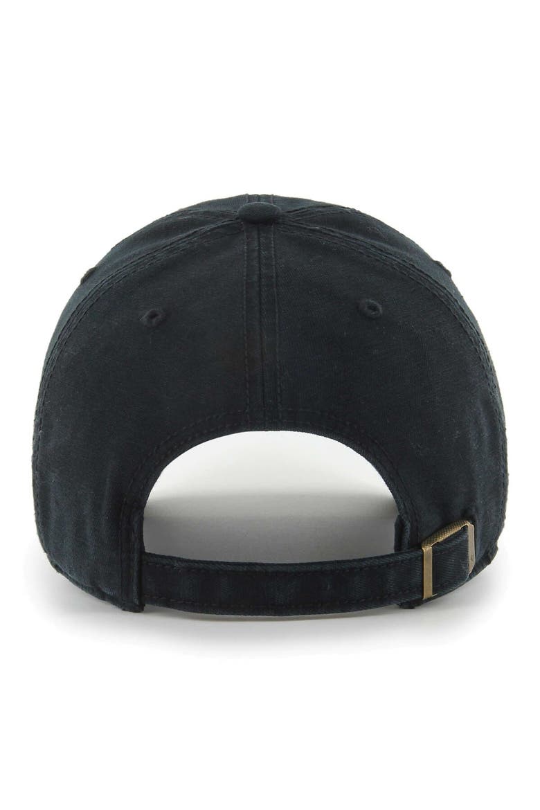 Men's '47  Black Las Vegas Raiders Vernon Clean Up Adjustable Hat, Alternate, color, Black