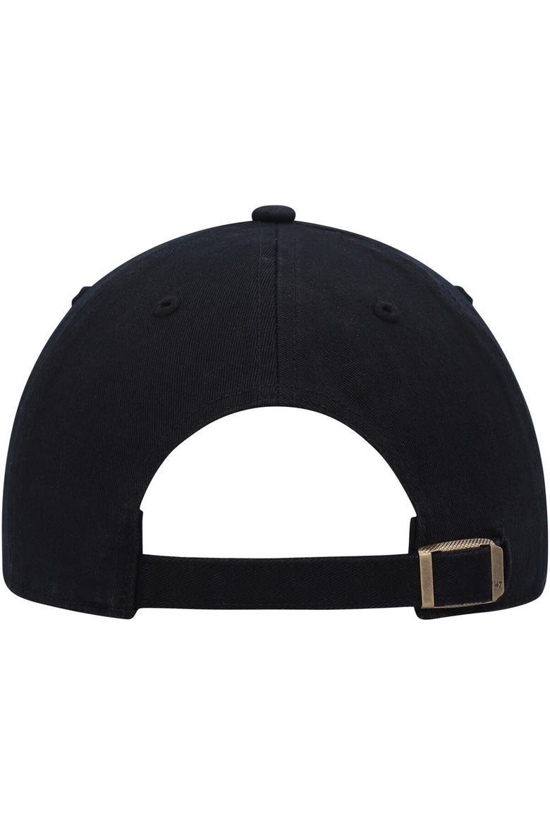 Men's '47 Black Arizona Diamondbacks Alternate Logo Clean Up Adjustable Hat, Alternate, color, Black