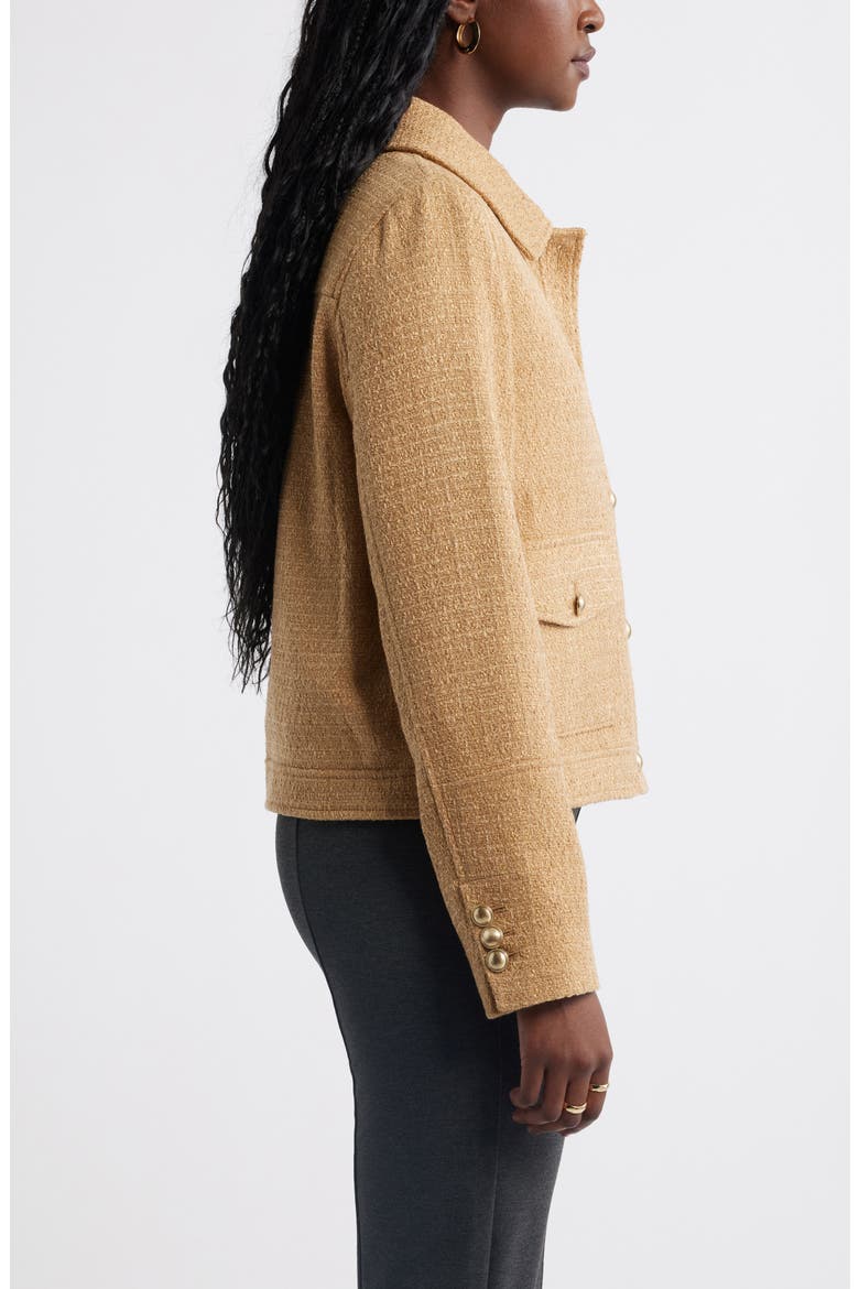 Tweed Jacket, Alternate, color, TAN TANNIN