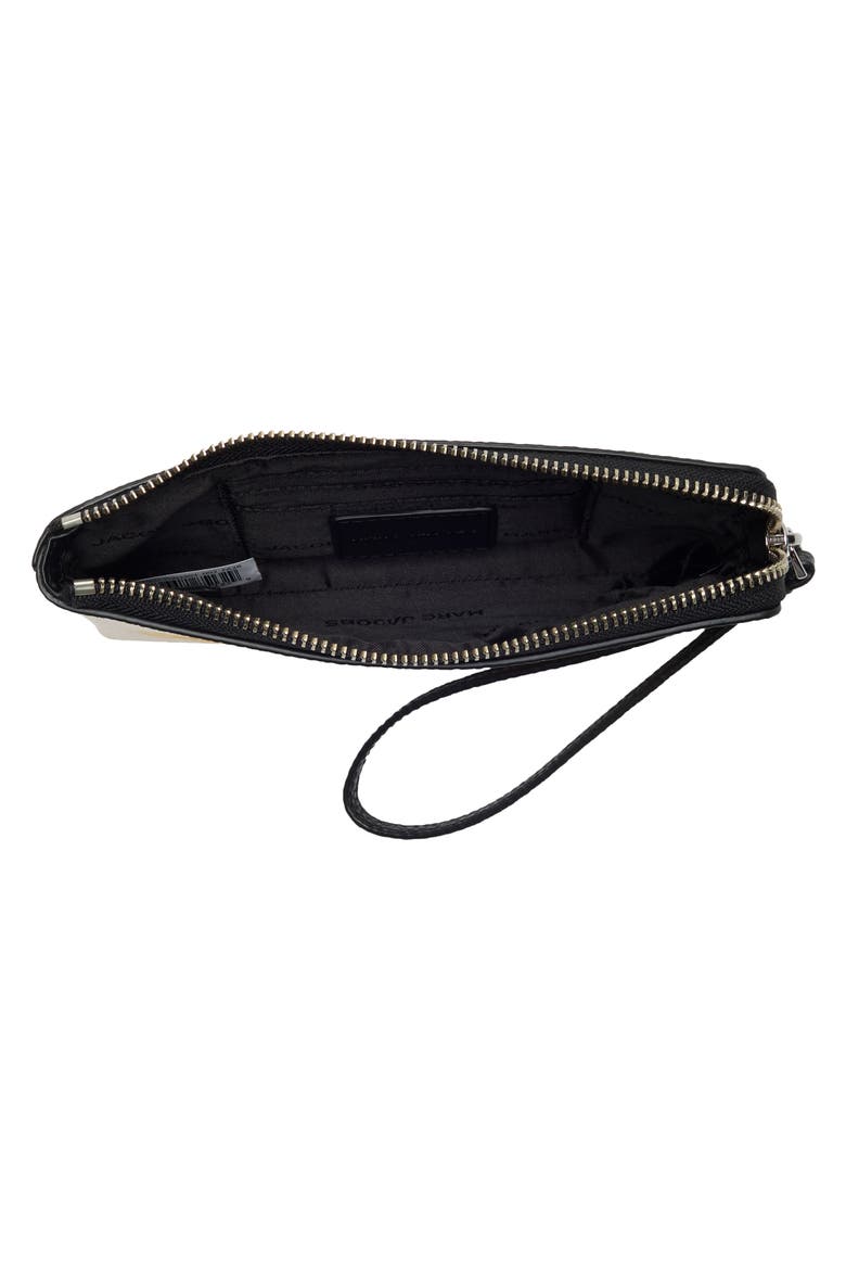 Daisy Print Bold Wristlet, Alternate, color, BLACK MULTI
