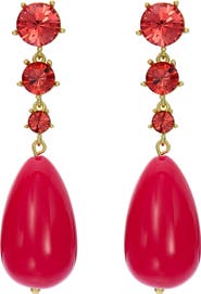 Ted Baker Pearsti Statement Crystal Drop Earrings
