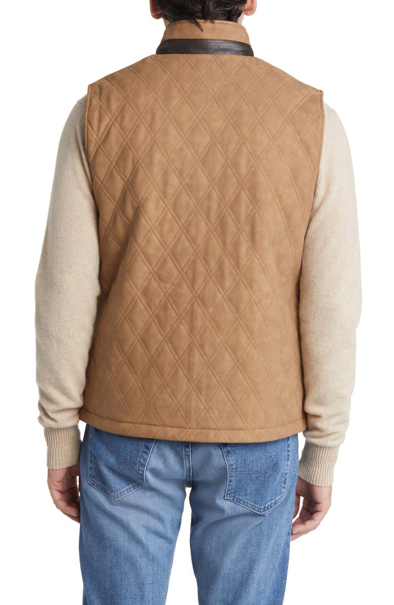 Johnston & Murphy Reversible Quilted Vest, Alternate, color, 