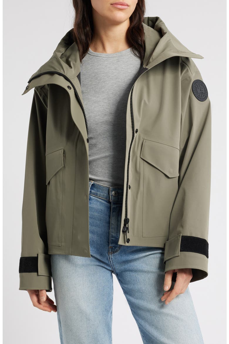 Tofino Hooded Rain Jacket, Alternate, color, SMOKEY SAGE