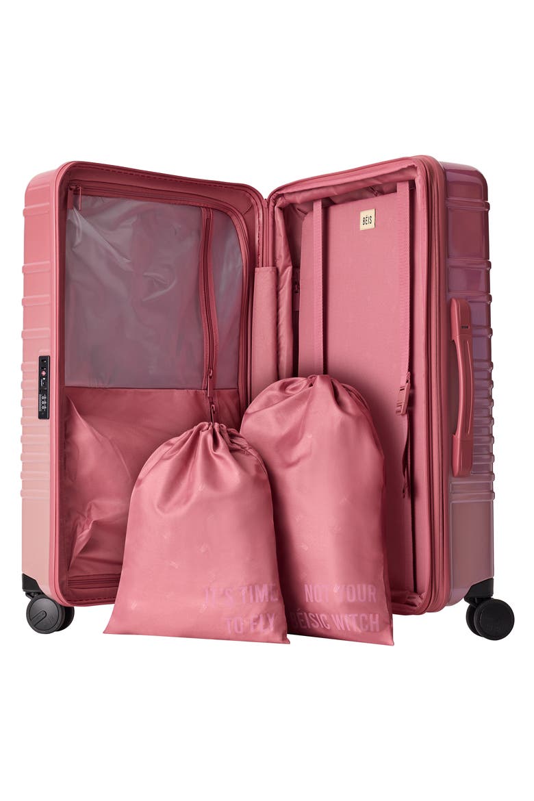 The Wicked Medium Expandable Check-In Roller, Alternate, color, PINK OMBRE