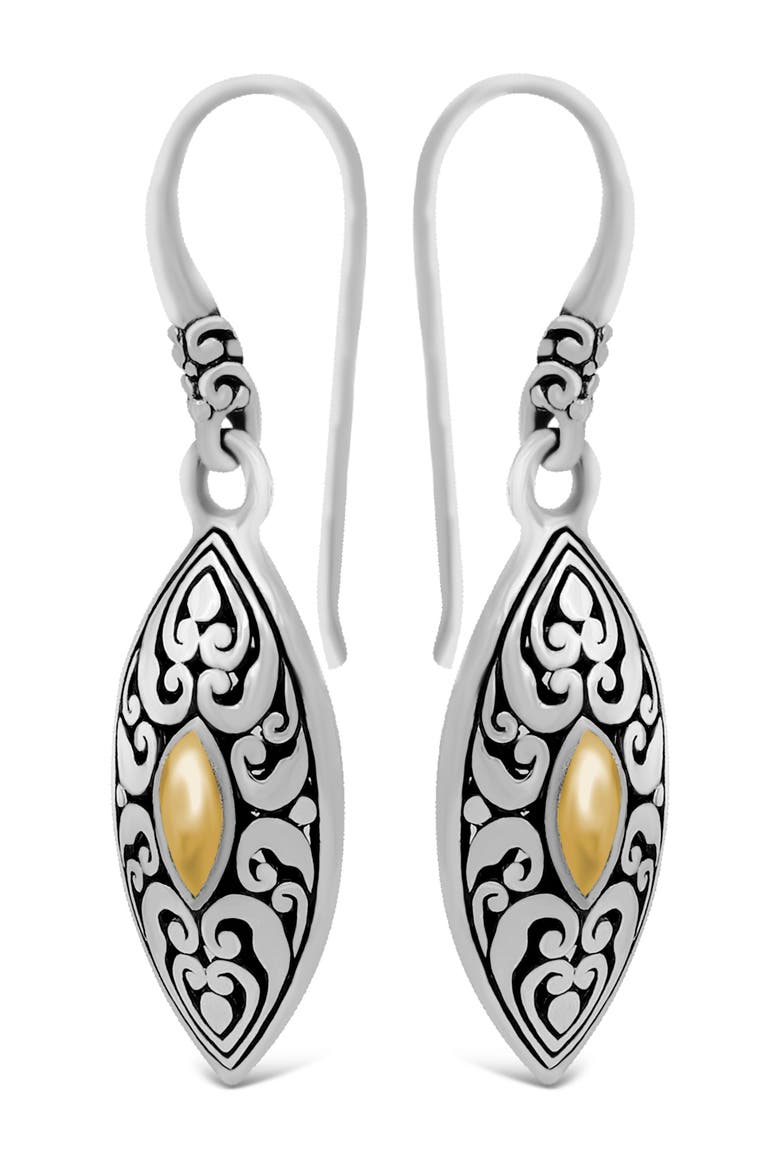 Angel Eyes Earrings in Sterling Silver and 18K Gold, Alternate, color, Silver