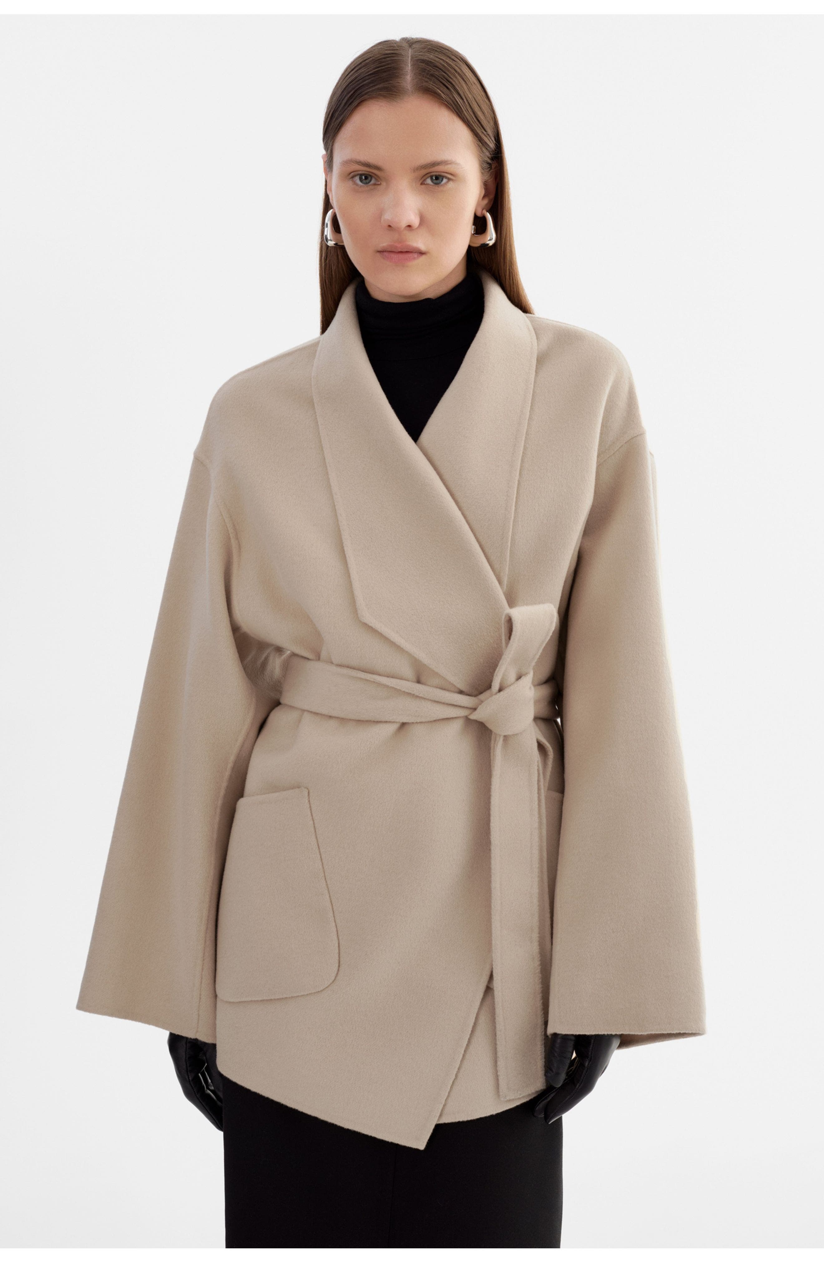 Mekia| Double Face Wool Coat - image 4