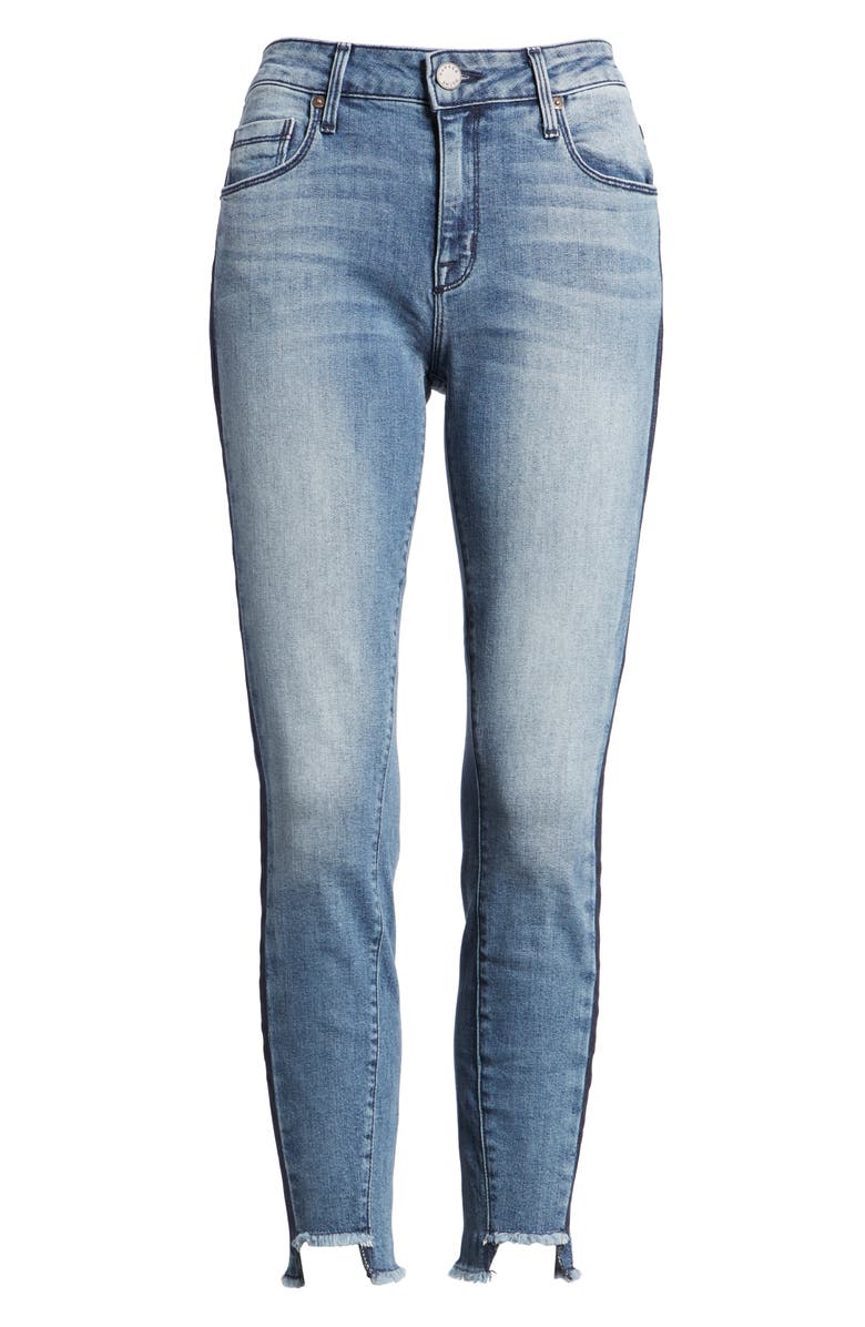 Parker Smith Twisted Seam Skinny Jeans, Alternate, color,