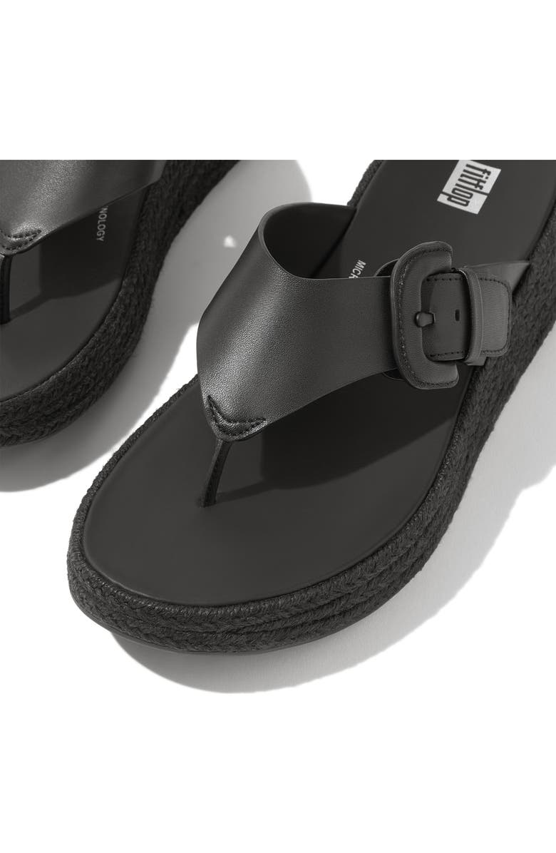 FitFlop Leather Espadrille Sandal, Alternate, color,