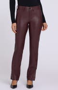 NYDJ Marilyn Faux Leather Straight Leg Pants