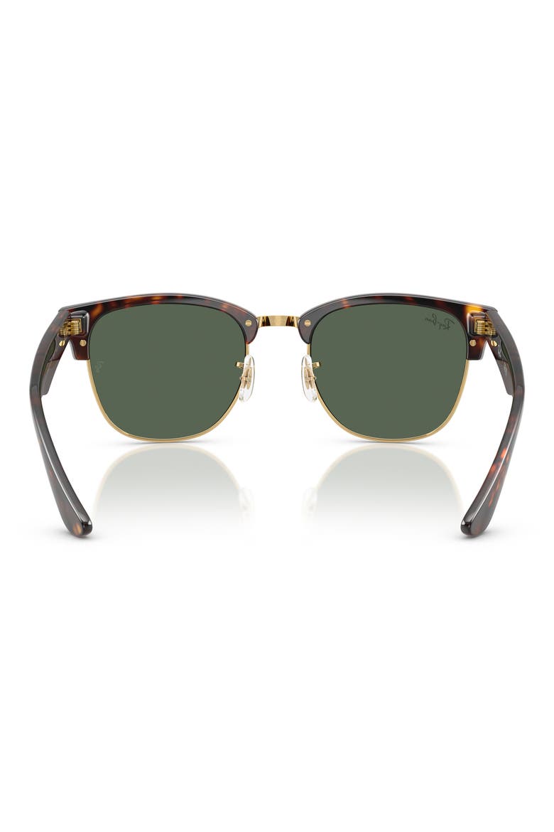 47mm Polarized Square Sunglasses, Alternate, color, HAVANA