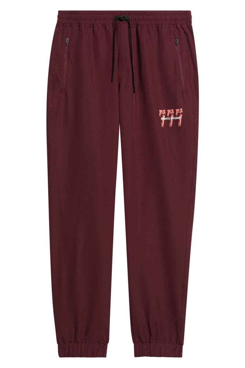 Tempo 777 Enjoy Tech Joggers, Alternate, color, MERLOT