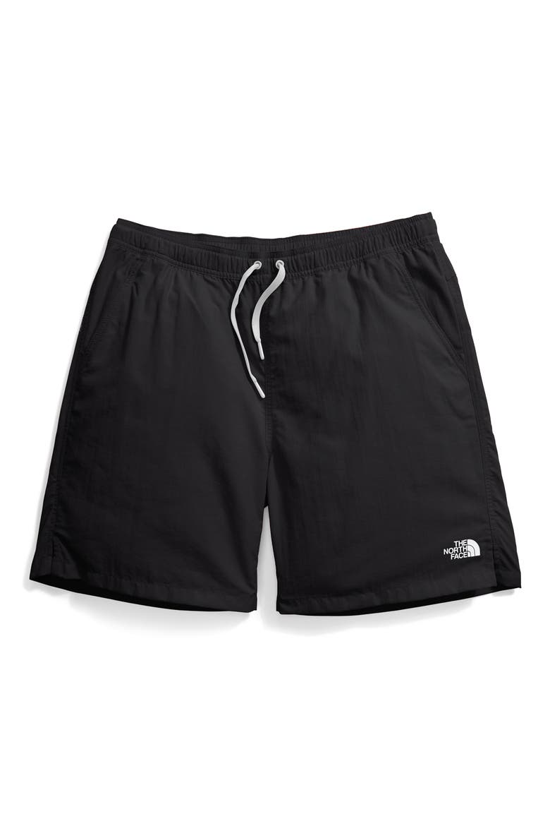 Action 2.0 Water Repellent Drawstring Shorts, Main, color, TNF BLACK