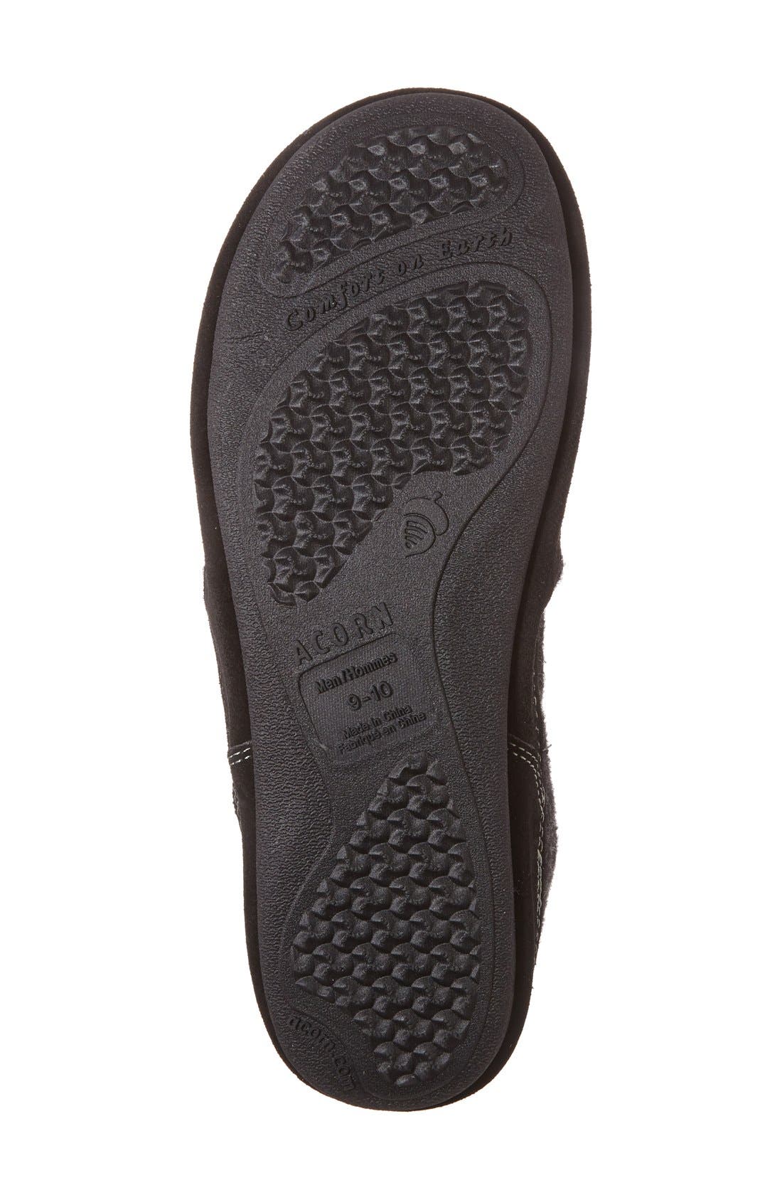 Fave Slipper, Alternate, color, BLACK TWEE