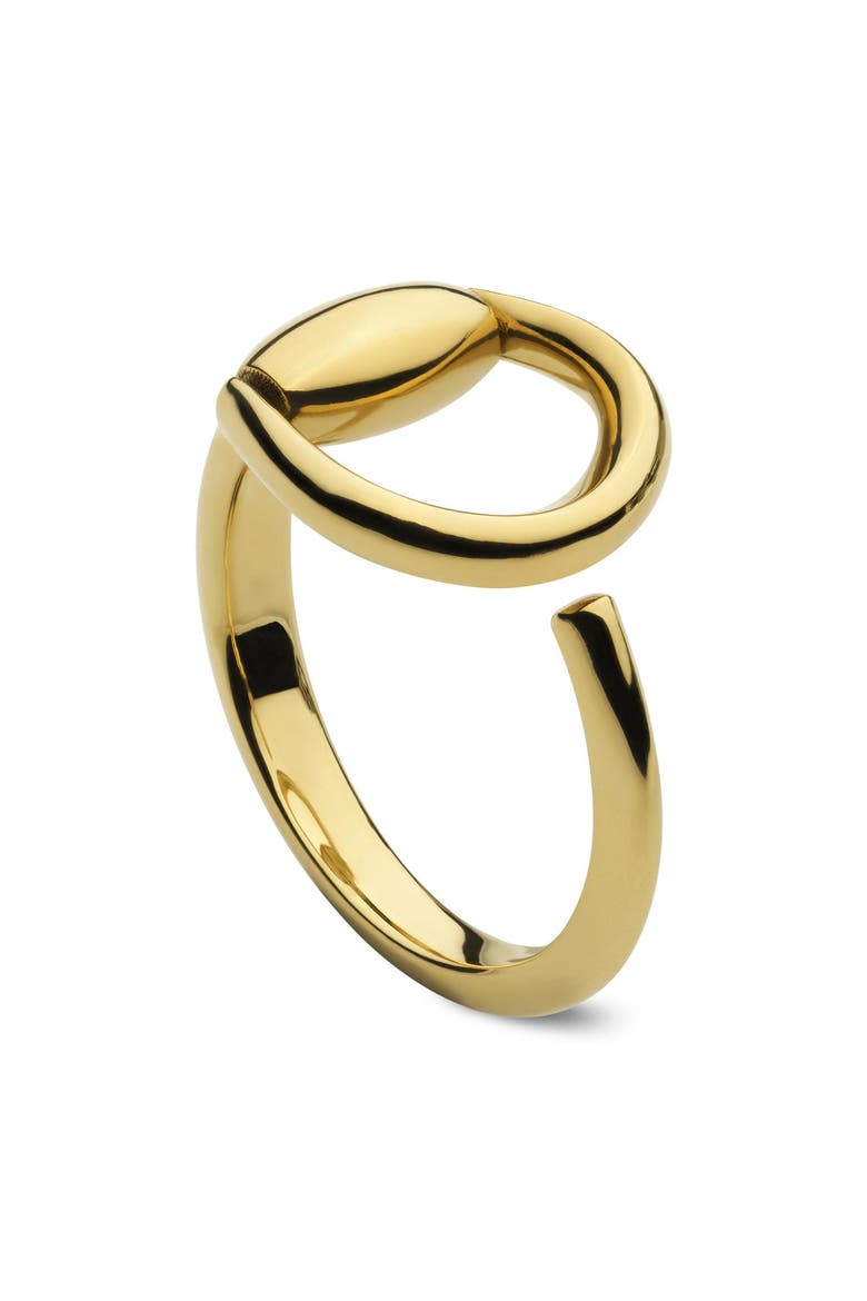 Horsebit Ring, Alternate, color, YELLOW GOLD