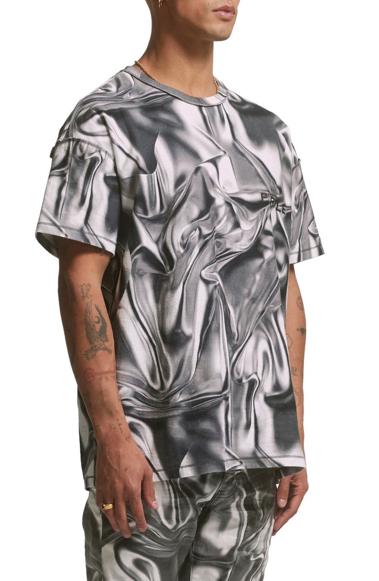 PURPLE BRAND Textured Jersey Graphic Tee, Alternate, color, 