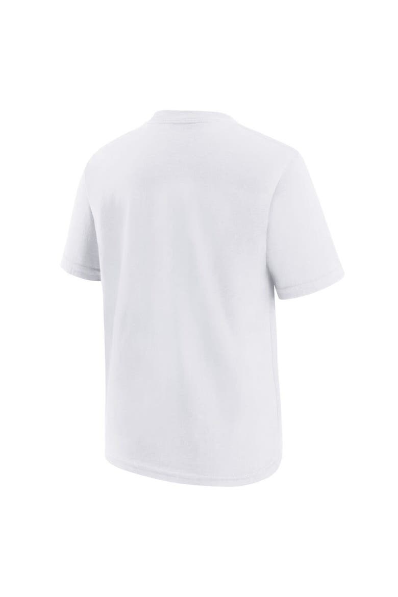 Youth Nike  White Memphis Grizzlies Hardwood Classics Champs Max90 T-Shirt, Alternate, color, White